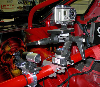 gopro video camera mounted inside the 3000gt