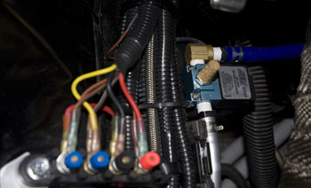 wiring buss and the AEM electronic boost solenoid