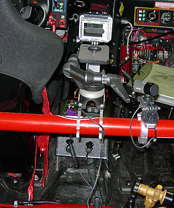 rear view of camera mounts