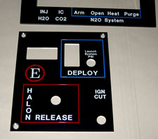 CNC machined custom switch plattes and control plates