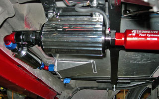 Aeromotive pump as installed in the 3000GT VR4 race car