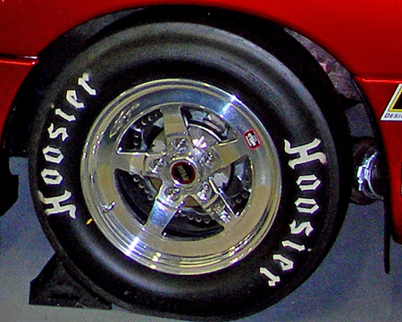 hoosier racing slicks on rear of 3000GT