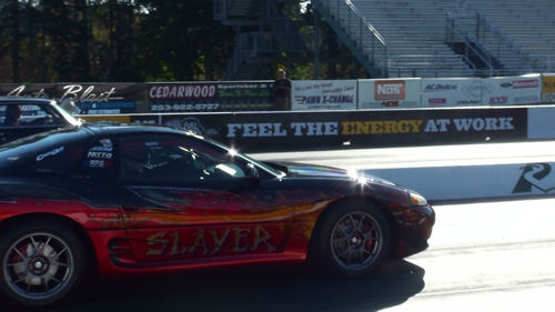 NW3S Racing's 3000GT at Pacific Raceway Dragstrip 2010