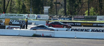 NW3S Racing 3000GT drag car on the line at Pacific Raceway, Kent, WA