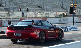 Our 3000GT VR-4 at the 1/4 mile dragstrip